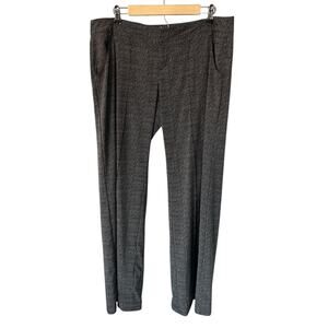 Lole Grey Black Patterned Wide Leg Athletic Hiking Golf Pants Women’s Size 12